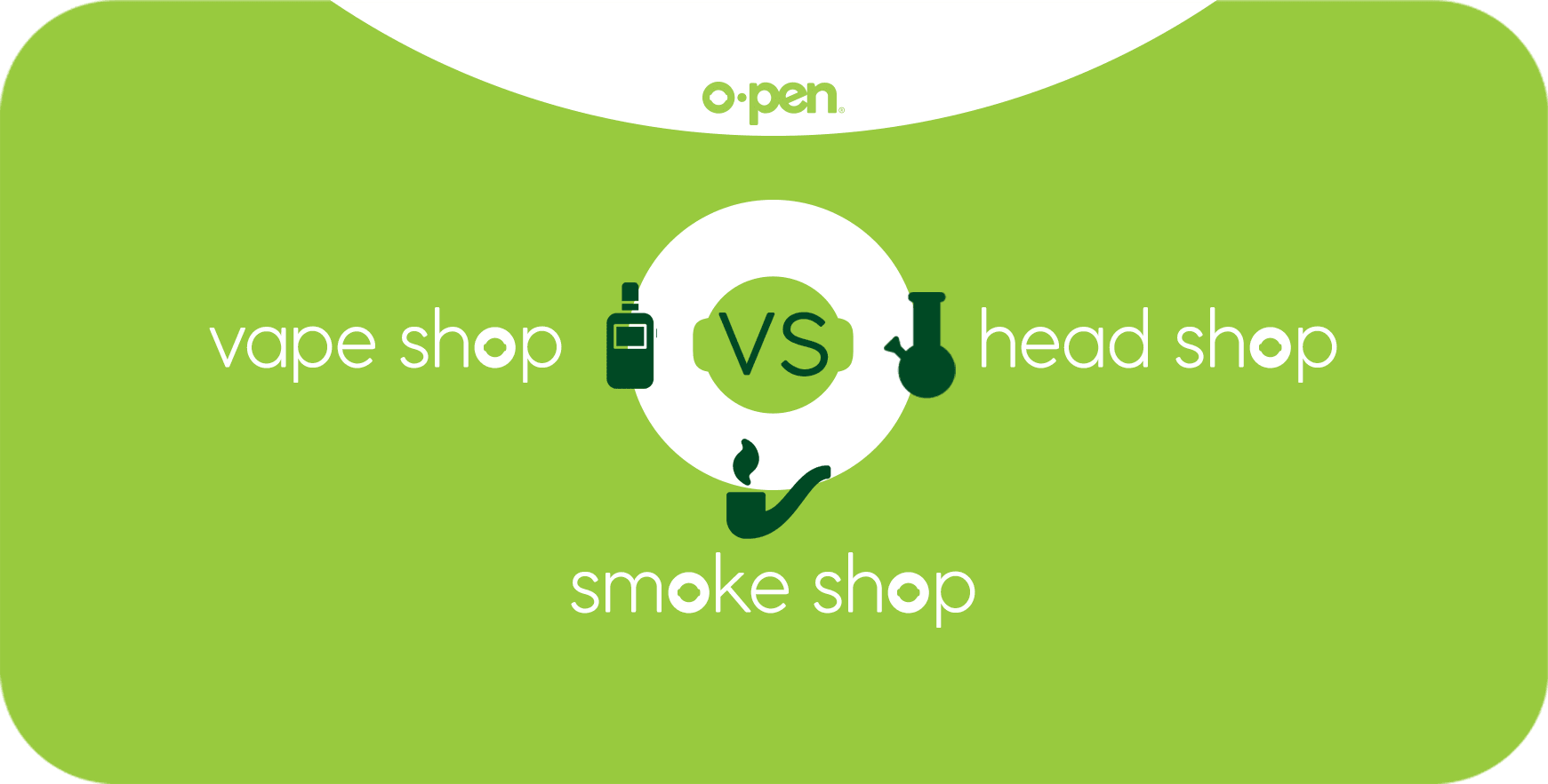 Vape Shop, Head Shop, Smoke Shop | Understanding the Difference - O.pen