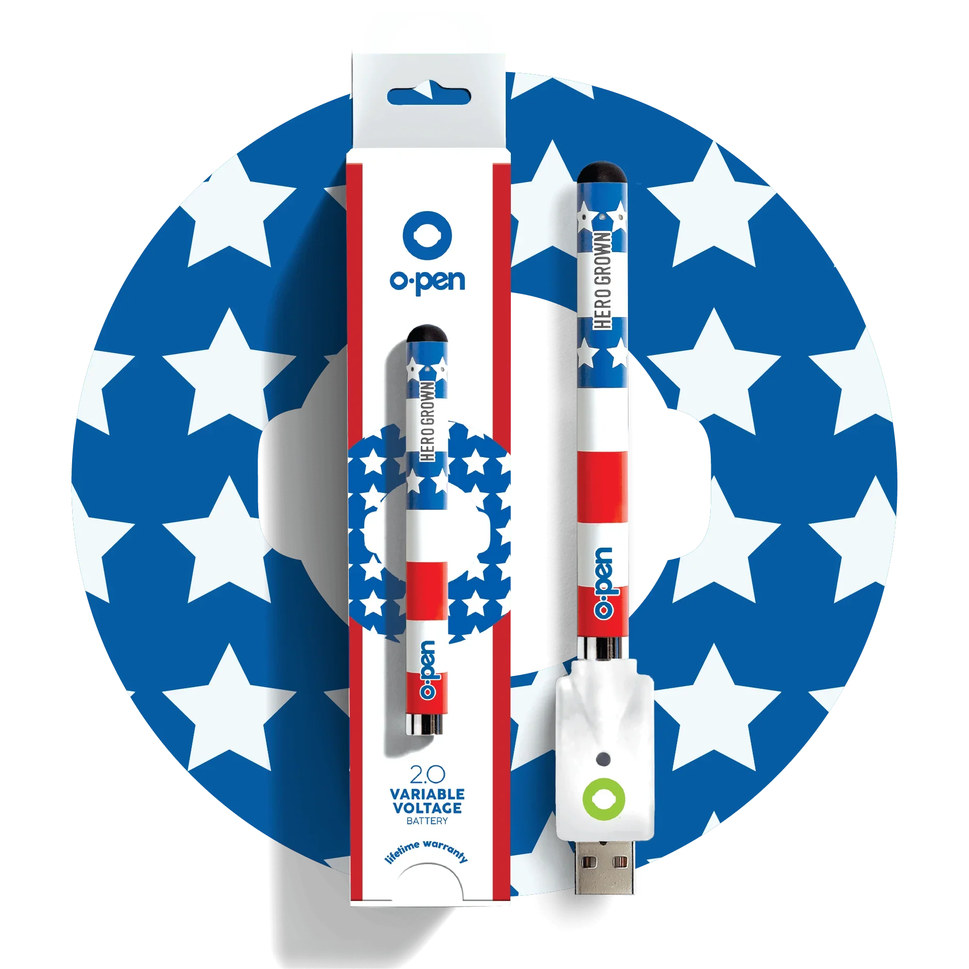 510 Battery | 2.0 Variable Voltage Vape Pen - O.pen