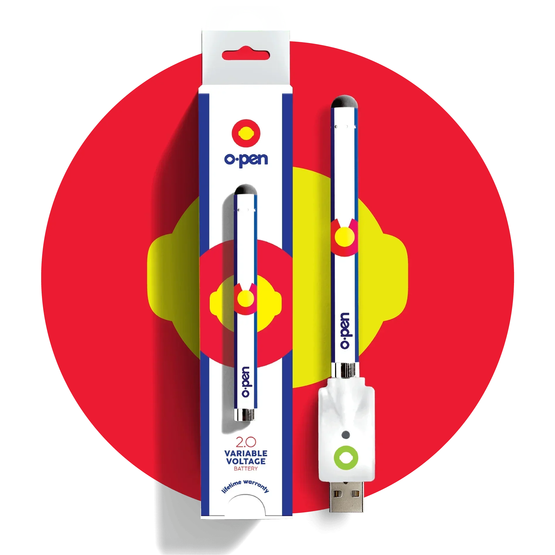 2.0 Variable Voltage 510-Battery | HEADSHOP - O.pen