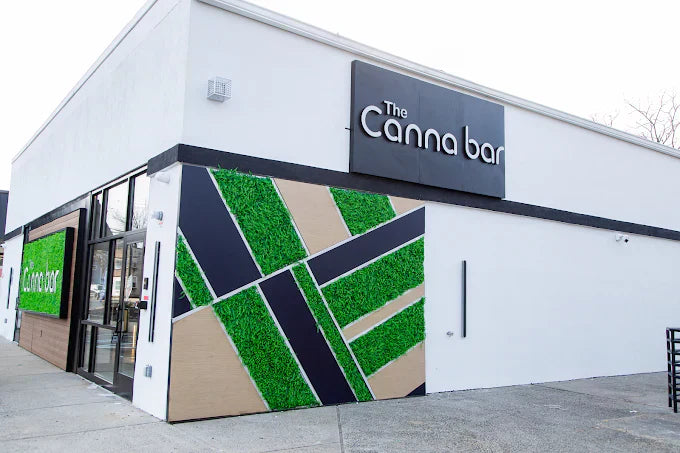 The Canna Bar dispensary storefront in Matawan New Jersey