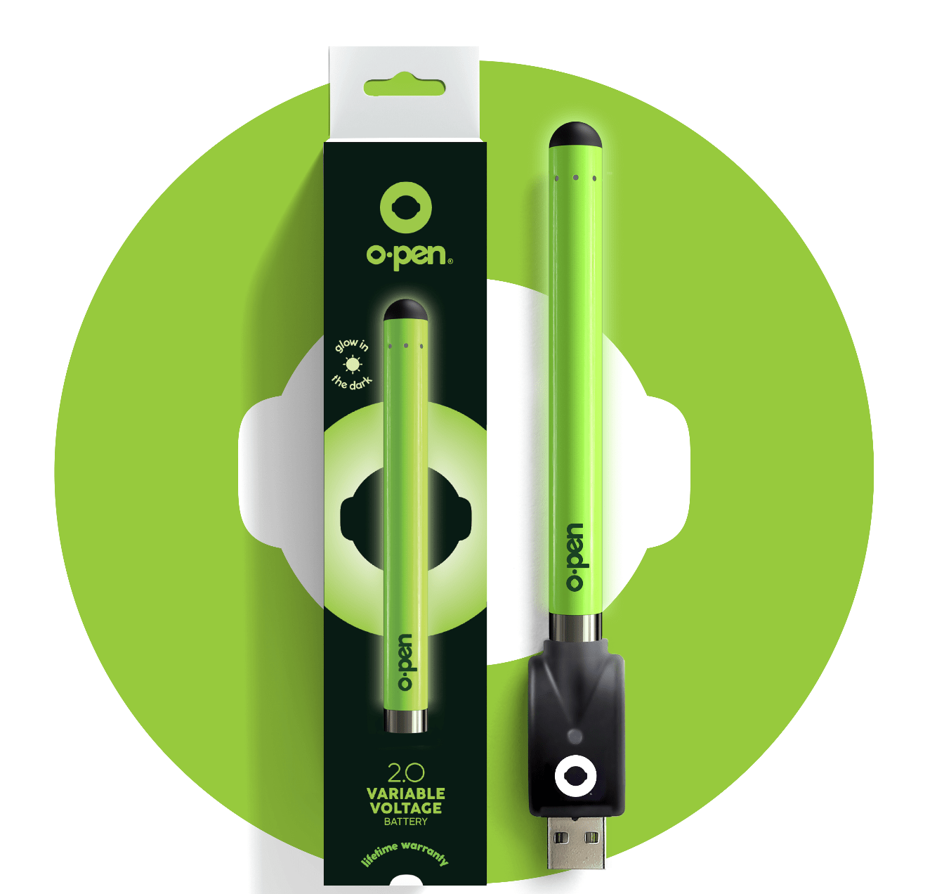 510 Battery | 2.0 Variable Voltage Vape Pen - O.pen