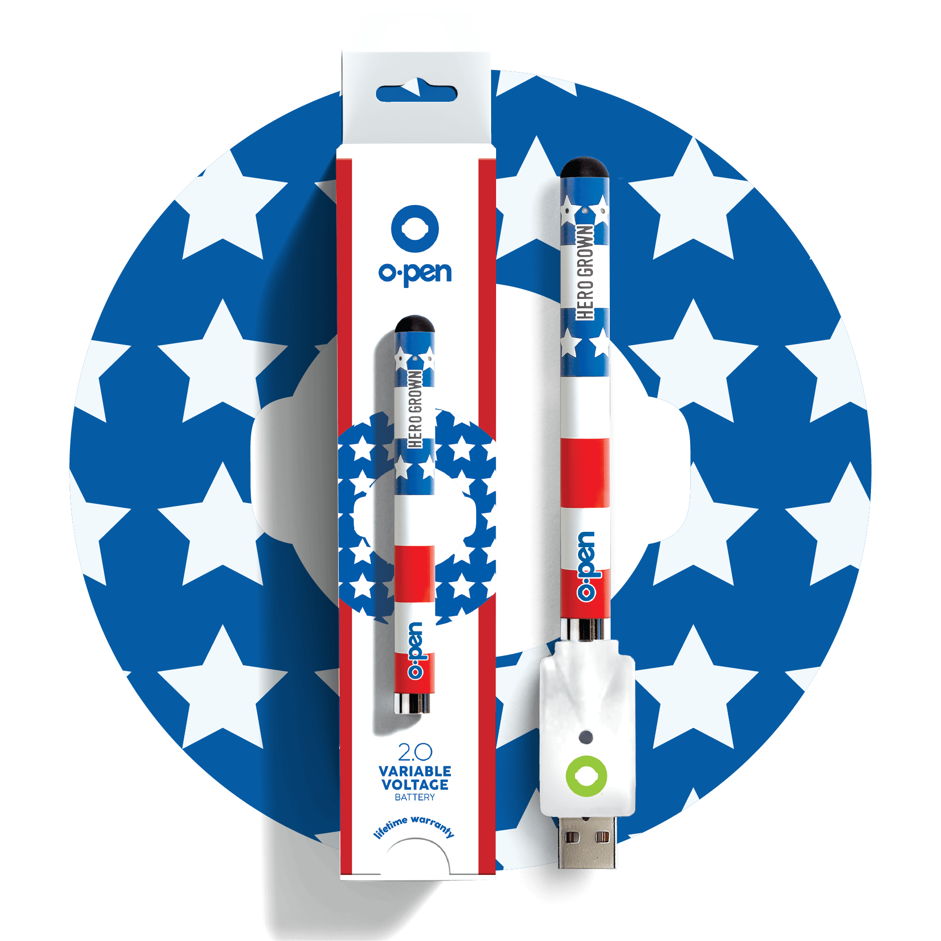 510 Battery | 2.0 Variable Voltage Vape Pen - O.pen