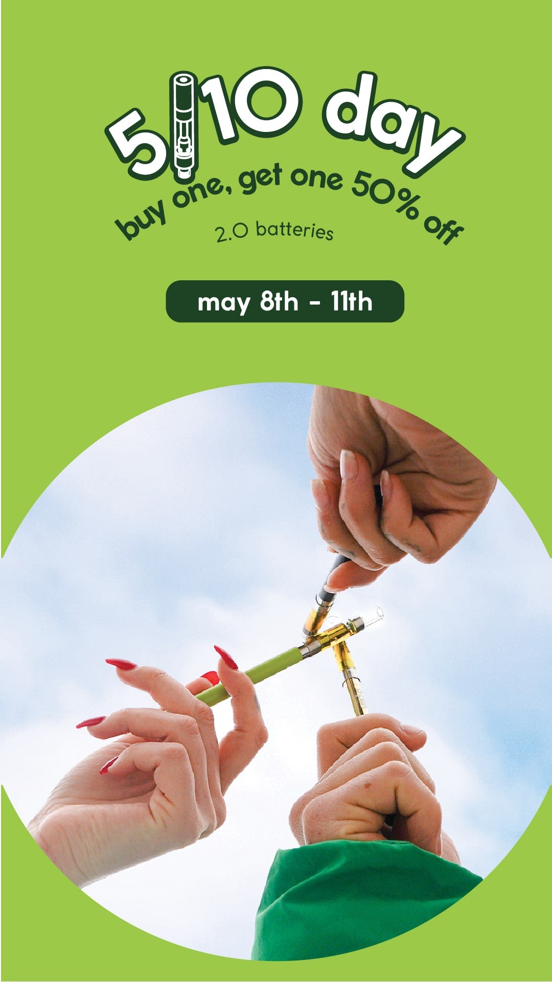 510 thread battery sale on vape pens - mobile