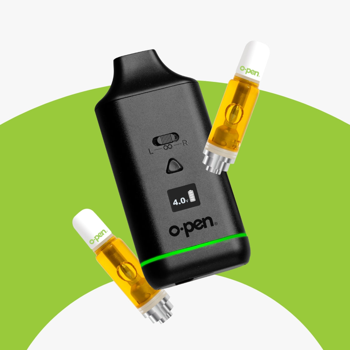 Dual vape pen with 2 cart capacity