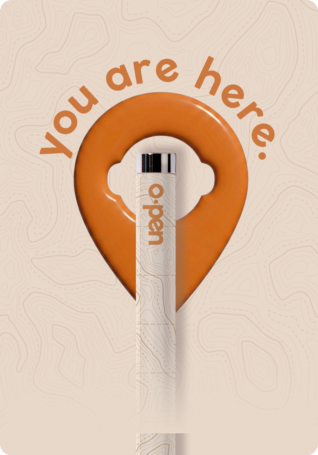 o.pen weed pen, vape pen and THC pens now in a new limited edition trail map design mobile verison
