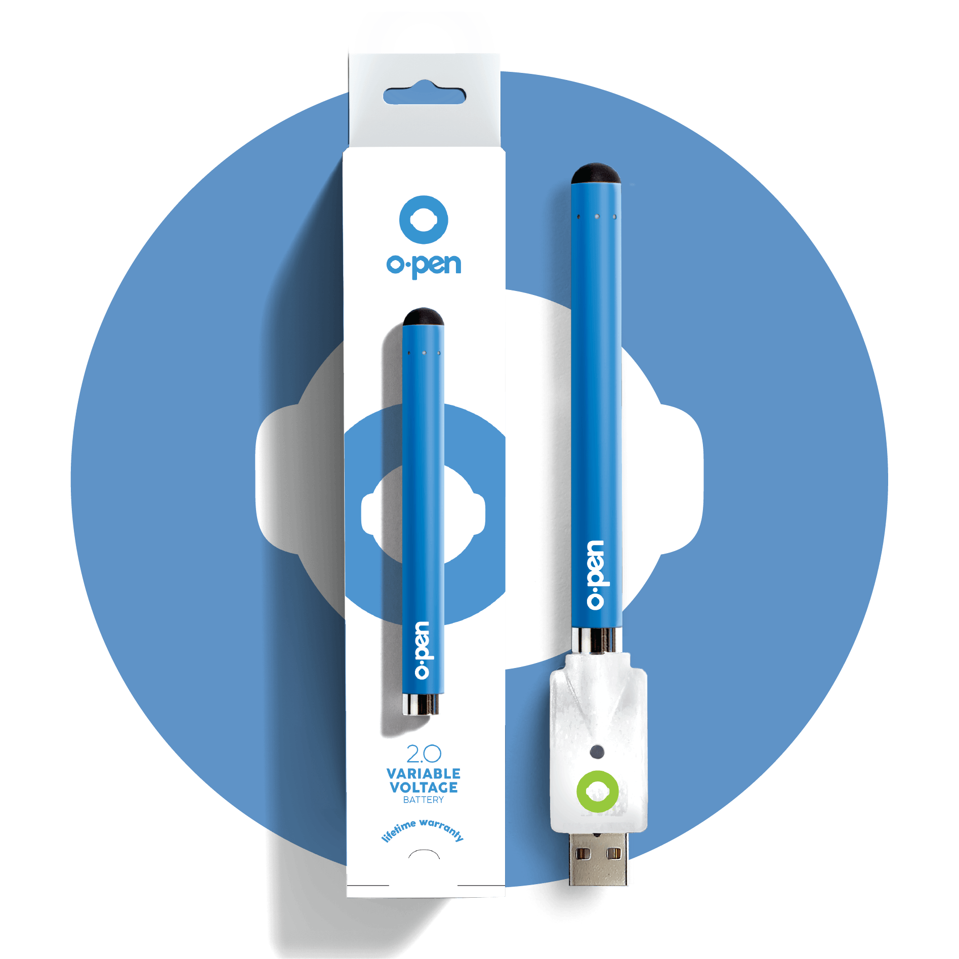 510 Battery | 2.0 Variable Voltage Vape Pen - O.pen