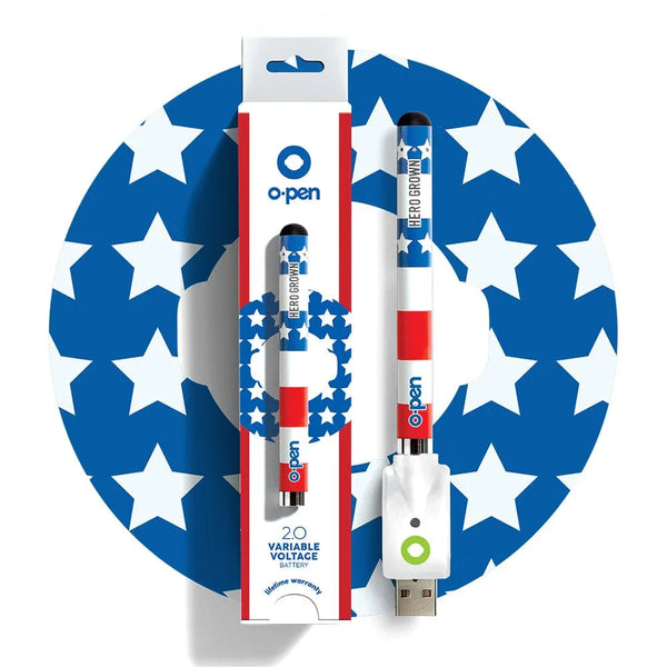 O.pen Patriotic 2.0 Battery | Variable Voltage 510 Vape Pens